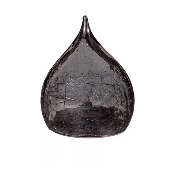 LED Glass Raindrops, set of 3 : Gray Finish New Christmas Holiday - Picture 7 of 9